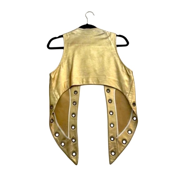 Alice + Olivia | Leather Vest - Picture 2 of 7